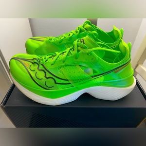 Saucony Endorphine Elite. The latest pro racing shoes from Saucony